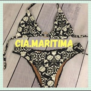 🌟SALE 🌟- NWT, CIA.Maritima black floral bikini